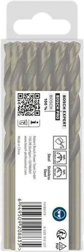 Bosch Metallbohrer PRO Stainless Steel D.7,8mm Arbeits-L.75mm L.117mm 10St.