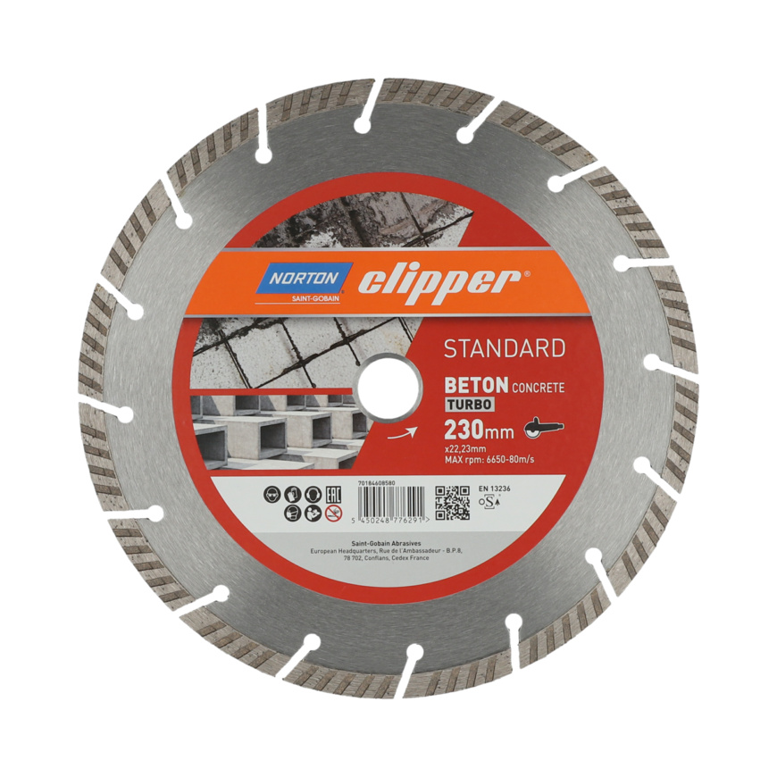 Norton Clipper Diamantscheibe STANDARD BETON TURBO