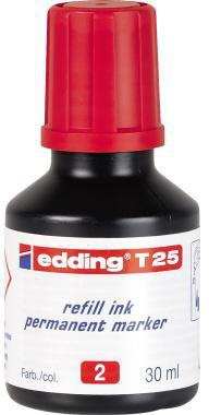 edding Nachfülltusche T 25 4-T25002 30ml geruchsarme Tusche rot