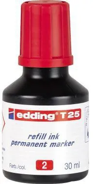 edding Nachfülltusche T 25 4-T25002 30ml geruchsarme Tusche rot