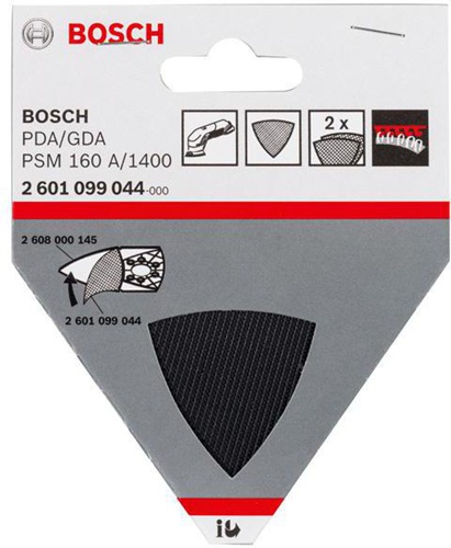 Bosch Klettgewebeersatz f.Lamellenschleifvorsatz f.GDA 280E/PDA 180 etc. 2erPack 