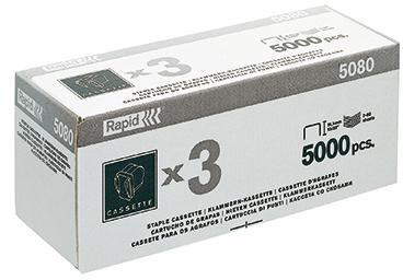 Rapid Heftkassette 5080e 20993700 Stahl verzinkt 5.000Klammern