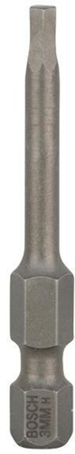 Bosch Schrauberbit Extra-Hart ISO1173 E6.3 HEX 3 L.49mm 1/4Zoll-Außen-6kt 3St.