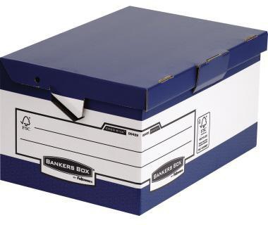 Bankers Box Archivbox Ergo Box System Maxi 0048901 blau/weiß